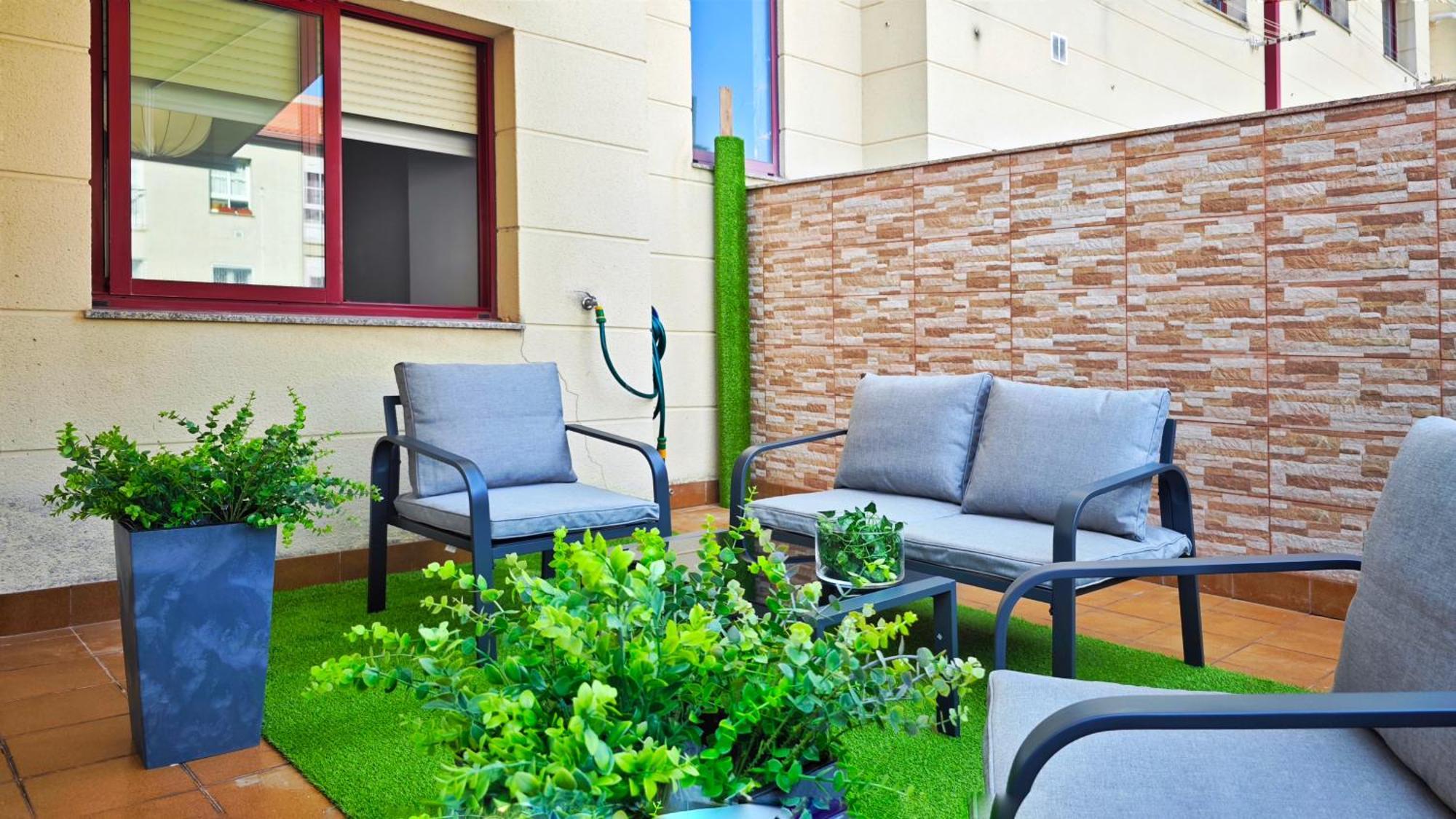 Piso Centrico Santiago De Compostela Con Amplia Terraza Apartment Luaran gambar