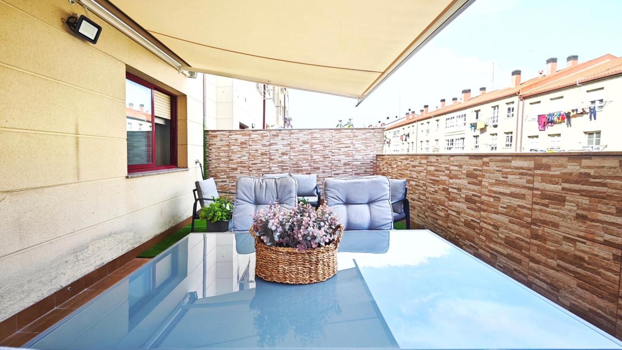Piso Centrico Santiago De Compostela Con Amplia Terraza Apartment Luaran gambar