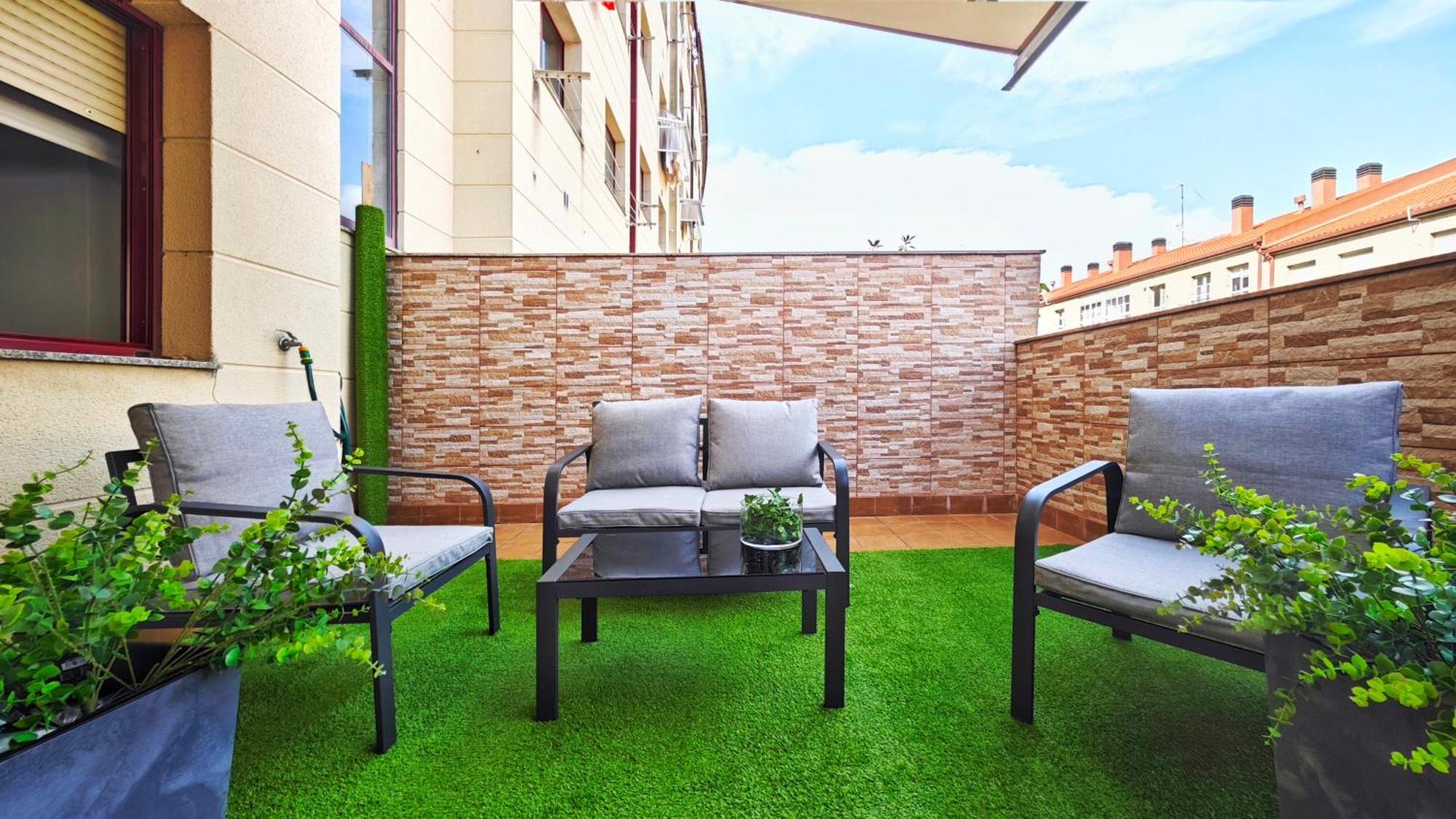 Piso Centrico Santiago De Compostela Con Amplia Terraza Apartment Luaran gambar